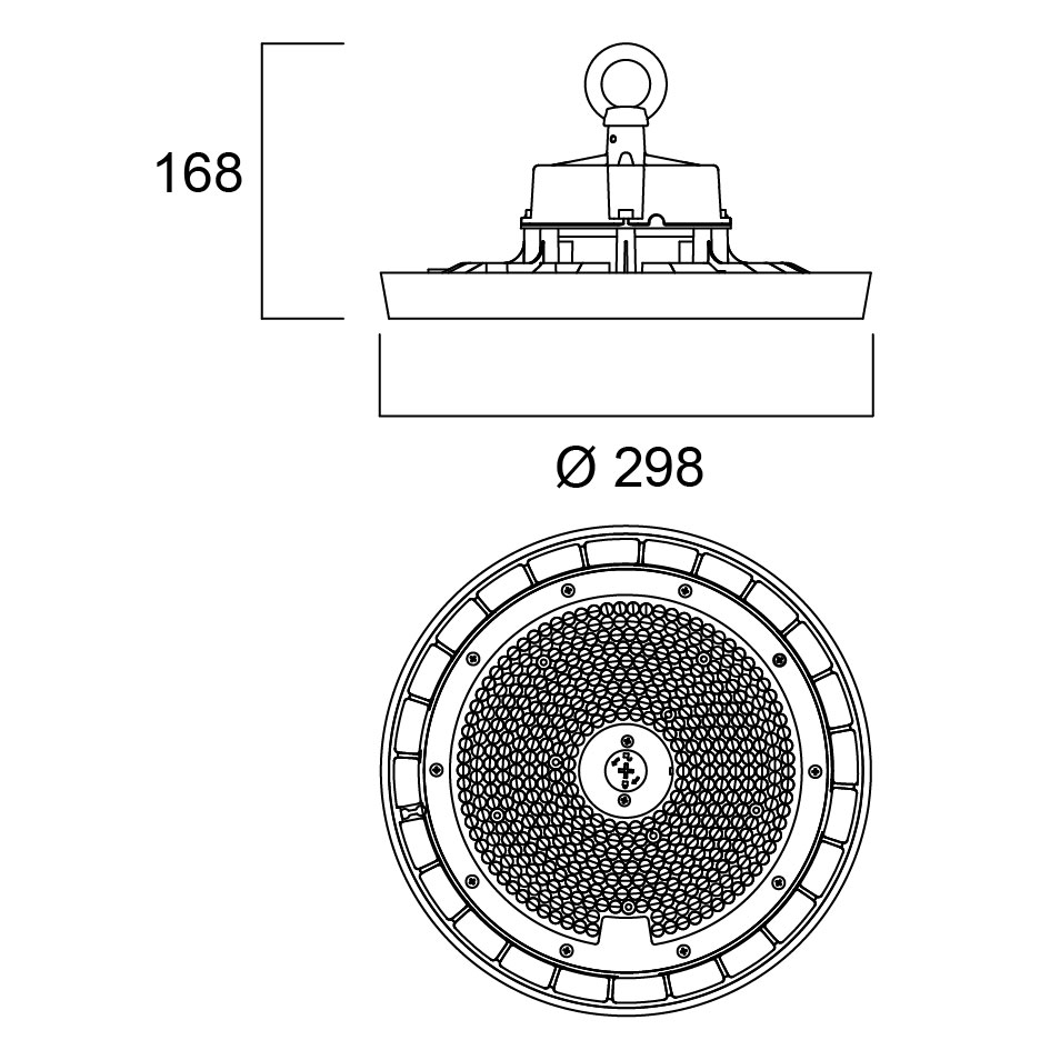 Granit IP65, 120W, 19500lm, 6500K, 0-10V DIM - Bild 15