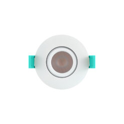 Obico 68 spotlight, D81mm, infälld, 5,4W, 550lm, 2700/3000/4000K, CRI80, 38° ljusöppning, FASDIM, vit