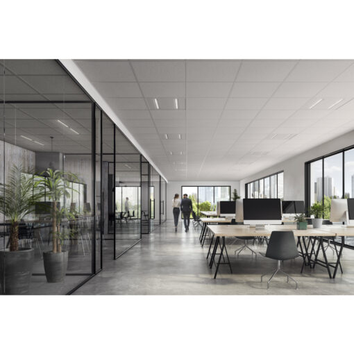 Opticlip, infälld, 600X600, 26W, 3100lm, 3000K, 78° ljusöppning, ONOFF, CRI80, vit - Bild 12