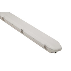 Resisto GRP, L1500mm, yt/vajermontage, 30W, 4300lm, 4000K, CR80, opal, ONOFF, ljusgrå