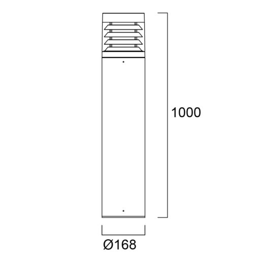 Start Bollard, L1000, mark, 19W, 1100lm, 3000K/4000K, ONOFF, Antracit - Bild 10