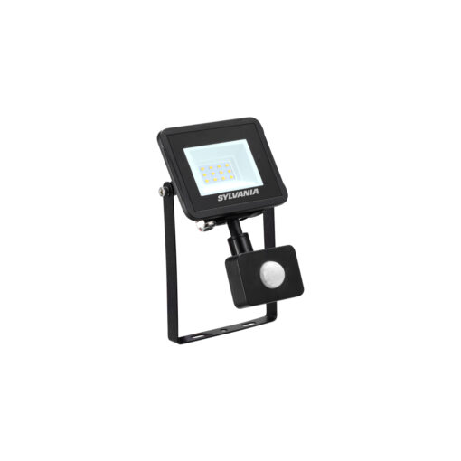 Start Flood Flat PIR, ytmonteras,  10W, 1000lm, 4000K, PIR, ONOFF, 110°, svart