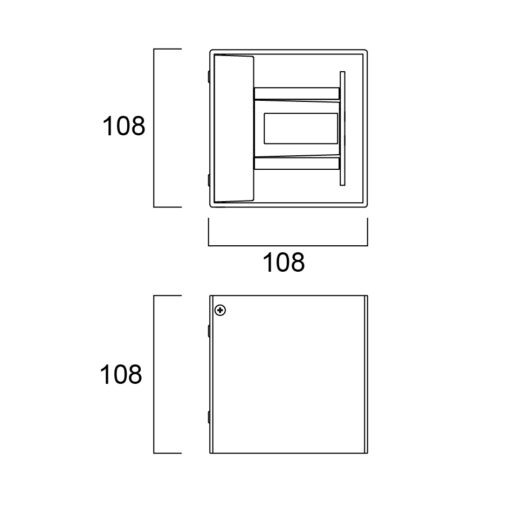 Start Surface Wall Cube, väggmonteras, 6W, 2x140lm, 3000/4000K, ONOFF, vit - Bild 11
