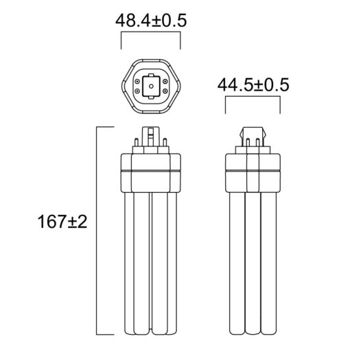 ToLEDo Lynx TE GX24Q, 4 pin LED Kompaktlysrör, 20W, 2250lm, 4000K - Bild 4