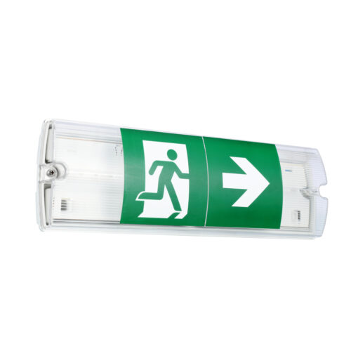 LiFeSafe Bulkhead IP65, väggmonteras, 3W, 150lm, 6500K, CR80, vit, 3H, Självtest - Bild 4