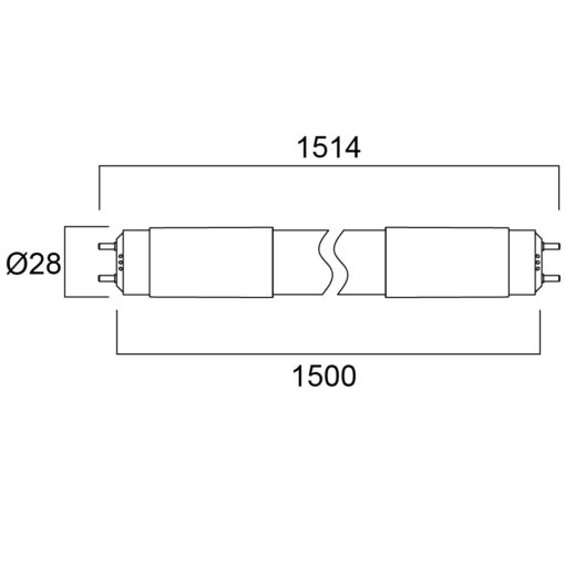 Toledo Neos T8, L1500, 17W, 2300lm, 4000K, CRI80 - Bild 7