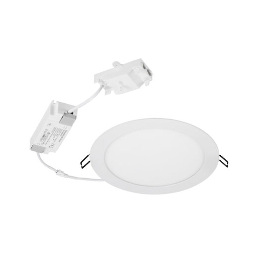 Start Downlight Flat, D205mm, infälld, 17W, 2200lm, 3000K, CRI80, Opal, 74°, FASDIM, vit