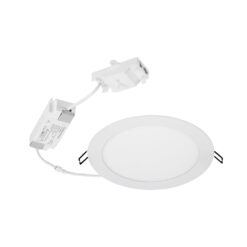 Start Downlight Flat, D205mm, infälld, 17W, 2250lm, 4000K, CRI80, Opal, 74°, FASDIM, vit