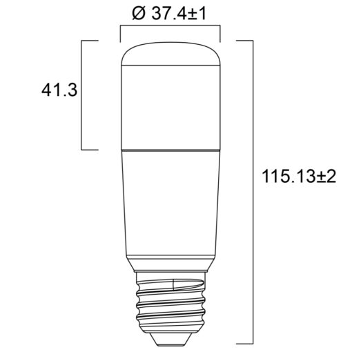 ToLEDo Stick V4, 8W, 850lm, E27, 4000K, LED-ljuskälla - Bild 4