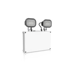 Sylsafe Twin Spot Ceiling, Nödljus, IP65, ytmonteras, 400lm, 5700K, NÖDLJUS, DALI, vit