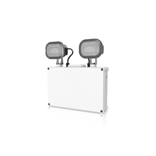 Sylsafe Twin Spot Ceiling, Nödljus, IP65, ytmonteras, 400lm, 5700K, NÖDLJUS, DALI, vit - Bild 2