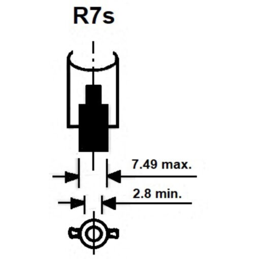 Toledo R7S, L78mm, 8,5W, 1055lm, 2700K, LED-ljuskälla - Bild 6
