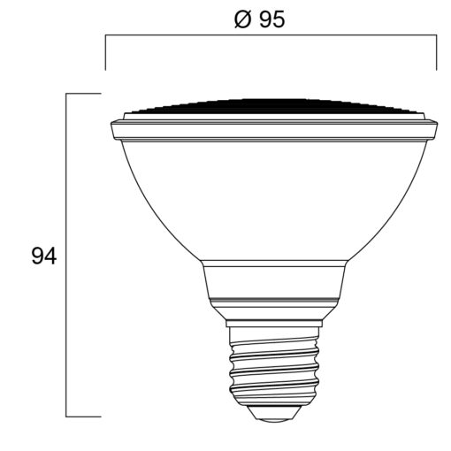 RefLED PAR30, 11W, 820lm, 3000K, Dimbar - Bild 8