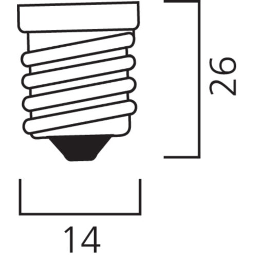 ToLEDo RT Candle, E14, LED-ljuskälla, 4,5W, 470lm 2700K, dimbar - Bild 5