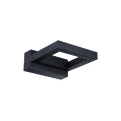 Start Surface Wall Square, väggmonteras, 8W, 430lm, 3000K, ONOFF, svart