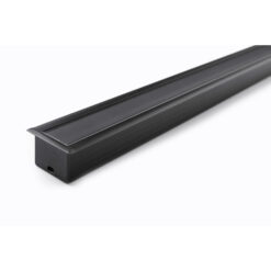 Aluminiumprofil Svart Set Infälld 23x20mm 2000mm