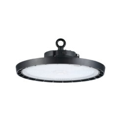 Granit IP65, D370mm, yt/vajermontage, 200W, 32000lm, 4000K, 85° ljusöppning, DALI, svart