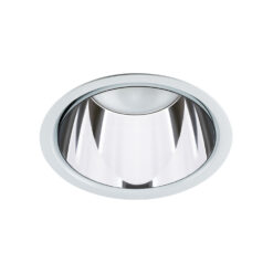 Solstice, D150mm, infälld, 24W, 3000lm, 3000K, CRI90, 70°, Dali, vit/silver
