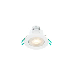 Start Spot, D87mm, infälld, 5,5W, 550lm, 2700/3000/4000K, CRI80, 30º, DIMBAR, vit