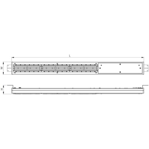 Norte I, L1190mm, ytmonteras,104W, 17743lm, 4000K, CR80, 75°, ONOFF - Bild 7