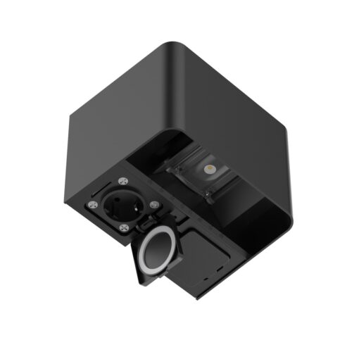 SLC Shadow, L165mm, 10W, 787m, 2700/3000/4000K, CR80, upp/nerljus ställbar, dim, svart, 2x Shuko - Bild 11