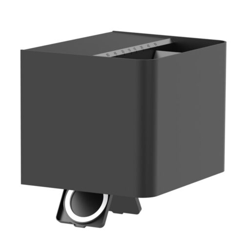 SLC Shadow, L165mm, 10W, 787m, 2700/3000/4000K, CR80, upp/nerljus ställbar, dim, svart, 2x Shuko - Bild 16