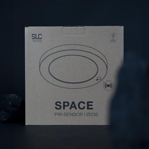 SLC Space, D235mm, ytmonteras, 16W, 1450lm, 2700K, CR80, ONOFF, vit - Bild 6