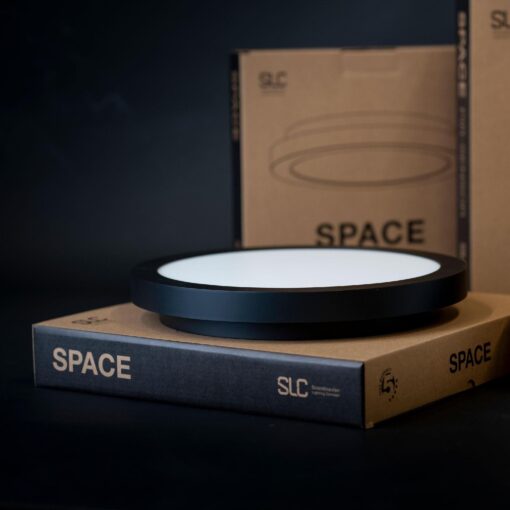 SLC Space, D300mm, ytmonteras, 22W, 2490lm, 2700K, 3000K, 4000K CR80, ONOFF, svart - Bild 9