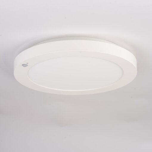 SLC Space, D300mm, ytmonteras, 22W, 2490lm, 2700K, 3000K, 4000K CR80, PIR, vit