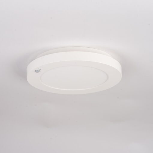 SLC Space, D235mm, ytmonteras, 16W, 1450lm, 2700K, CR80, PIR, vit