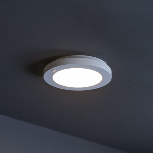 SLC Space, D235mm, ytmonteras, 16W, 1450lm, 2700K, CR80, PIR, vit - Bild 6