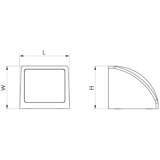 Angle LED, L111mm, väggmonterad, 8,5W, 840lm, 3000K, CRI80, ONOFF, grå - Bild 3