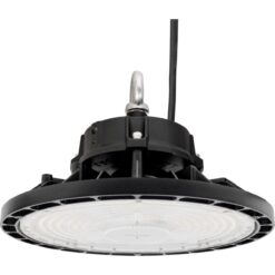 Disc A, D250mm, pendlas, 100W, 18500lm, 4000K, CR80, 90°, ONOFF, svart