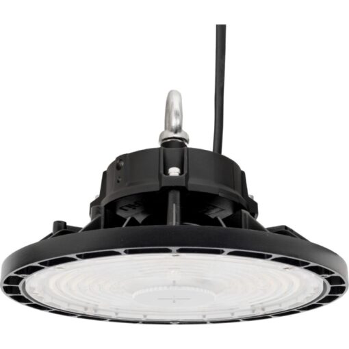 Disc A, D260mm, pendlas, 185W, 27750lm, 4000K, CR80, 90°, ONOFF, svart