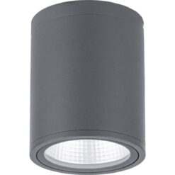 Pipe SR, D108mm, ytmonteras, 8,5W, 653lm, 3000K, 60° reflektor, ONOFF, grå
