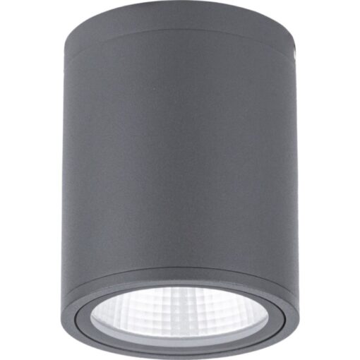 Pipe SR, D108mm, ytmonteras, 8,5W, 653lm, 3000K, 60° reflektor, ONOFF, grå