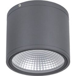 Pipe SR, D145mm, ytmonteras, 12,5W, 1100lm, 4000K, 90° reflector, ONOFF, grå