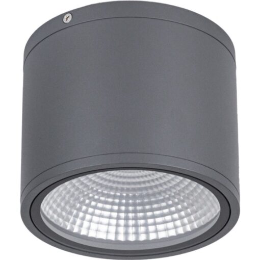 Pipe SR, D145mm, ytmonteras, 12,5W, 1100lm, 4000K, 90° reflector, ONOFF, grå