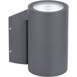 Pipe UP, väggmonteras, 8,5W, 680lm, 4000K, CR80, 36°, ONOFF, mörkgrå