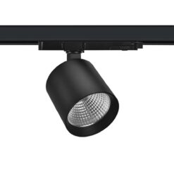 SLC Fox, 3-fas skena, 38W, 4000lm, 3000K, CR90, 38°, ONOFF, svart