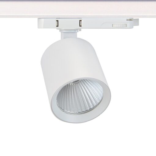 SLC Fox, 3-fas skena, 38W, 4000lm, 3000K, CR90, 38°, ONOFF, vit