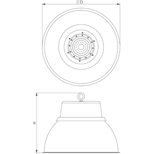 Prizma A, D410mm, pendlad, 71W, 9926lm, 3000K, CRI80, micro, ONOFF, mörkgrå - Bild 3