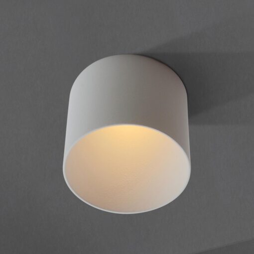 SLC Design Tubo, utanpåliggande, D70mm, H103mm, 9W, 567lm, 3000K, CRI90, 24°, FASDIM, vit - Bild 6
