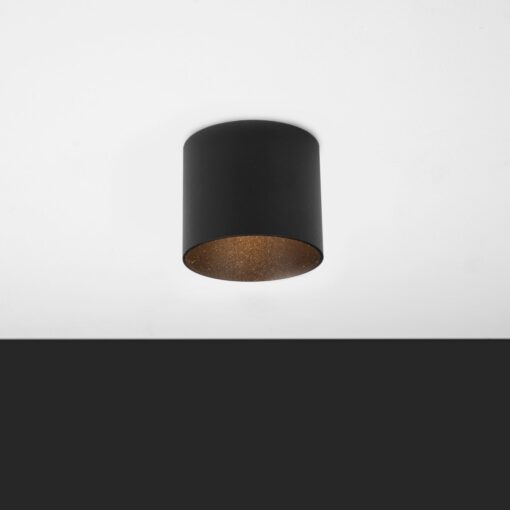 SLC Design Tubo, utanpåliggande, D70mm, H103mm, 9W, 373lm, 2700K, CRI90, 24°, FASDIM, svart - Bild 7