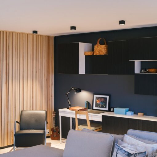 SLC Design Blocky, utanpåliggande, 70x70mm, H103mm, 9W, 417lm, 2700K, CRI90, 24°, FASDIM, svart - Bild 20