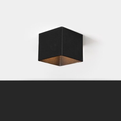SLC Design Blocky, utanpåliggande, 70x70mm, H103mm, 9W, 465lm, 3000K, CRI90, 24°, FASDIM, svart - Bild 6