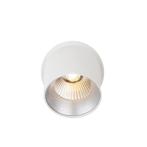 SLC Design Cup, infälld, D68mm, 11W, 682lm, 3000K, CRI90, 36°, FASDIM, vit/silver - Bild 2