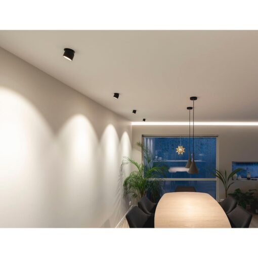 SLC Design Cup, infälld, D68mm, 11W, 690lm, 4000K, CRI90, 36°, FASDIM, vit/silver - Bild 7
