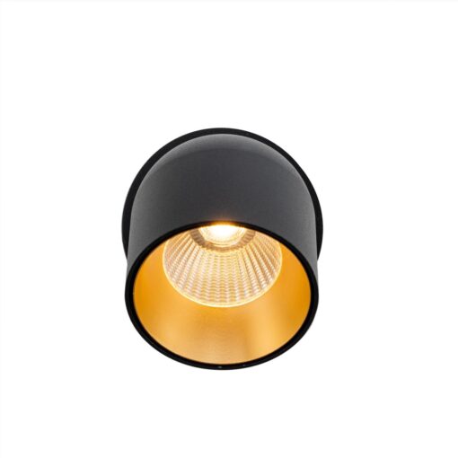 SLC Design Cup, infälld, D68mm, 11W, 680lm, 4000K, CRI90, 36°, FASDIM, svart/guld - Bild 2