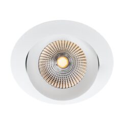 SLC One360, D90mm, infälld, 8W, 626lm, 2700K, CRI>90, 36°, FASDIM, vit